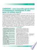 CHEMINI : une nouvelle génération d'analyseurs chimiques pour le milieu marin
