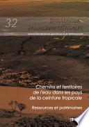 Chemins et territoires de l'eau dans les pays de la ceinture tropicale. Ressources et patrimoines - Dynamiques Environnementales 32