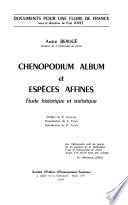 Chenopodium album et espèces affines