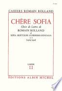 Chère Sofia -