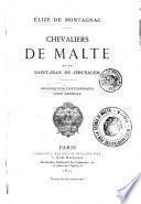 Chevaliers de Malte ou de Saint-Jean de Jérusalem