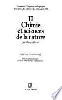Chimie et sciences de la nature