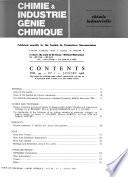 Chimie & industrie- Génie chimique