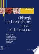 Chirurgie de l'incontinence urinaire et du prolapsus
