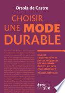 Choisir une mode durable
