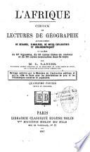 Choix de lectures de géographie