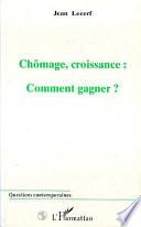 Chômage, croissance