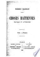 Choses haïtiennes