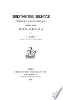 Chrestomathie bretonne