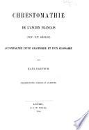 Chrestomathie de l'ancien français