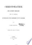 Chrestomathie de l'ancien français VIIIe-IXe siècles