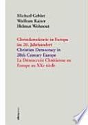 Christdemokratie in Europa im 20. Jahrhundert