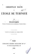 Christian Baur et l'école de Tubingue