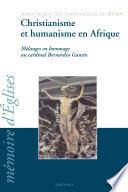Christianisme et humanisme en Afrique