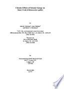 Chronic Effects of Seismic Energy on Snow Crab (Chionoecetes Opilio)