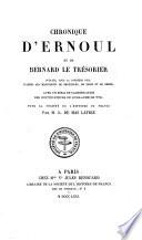 Chronique d'Ernoul et de Bernard le Trésorier