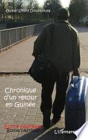 Chronique d'un retour en Guinée
