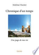 Chronique d'un temps