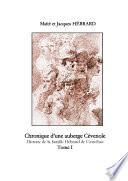 Chronique d'une auberge Cévenole Tome 1