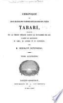 Chronique de Abou Djafar-Moʻhammed-ben Djarir-ben-Yezid Tabari