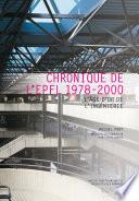 Chronique de l'EPFL 1978-2000