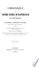Chronique de Notre-Dame-d'Espérance de Montbrison