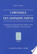 Chronique des derniers païens