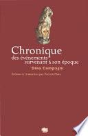 Chronique des événements survenant à son époque