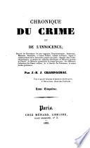 Chronique du crime et de l'innocence