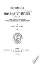 Chronique du Mont-Saint-Michel (1343-1468)