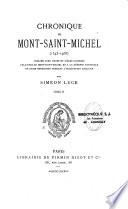 Chronique du Mont-Saint-Michel (1343-1468)