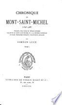 Chronique du Mont-Saint-Michel