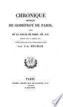 Chronique métrique de Philippe-le-Bel suivie de la taille de Paris, en 1313