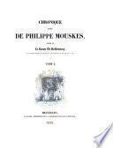 Chronique rimée de Philippe Mouskes