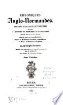Chroniques Anglo-Normandes