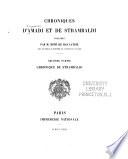 Chroniques d'Amadi et de Strambaldi: Chronique de Strambaldi