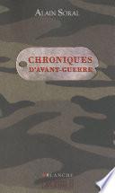 Chroniques d'avant-guerre