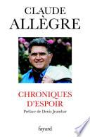 Chroniques d'espoir