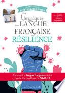 Chroniques d'une langue française en résilience