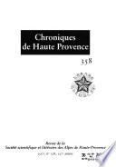 Chroniques de Haute-Provence