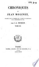 Chroniques de Jean Molinet