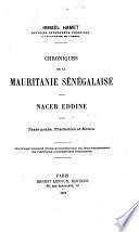 Chroniques de la Mauritanie sénégalaise