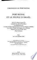 Chroniques de Port-Royal