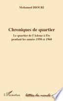 Chroniques de quartier