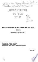 Chroniques du SUD.