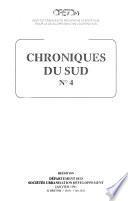 Chroniques du SUD.