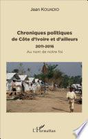 Chroniques politiques de Côte d'Ivoire et d'ailleurs