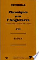 Chroniques pour l'Angleterre