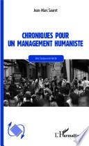 Chroniques pour un management humaniste