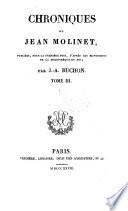 Chroniques ... Publiées, Pour La Première Fois, D'Après Les Manuscrits De La Bibliothèque Du Roi ; Tome III.